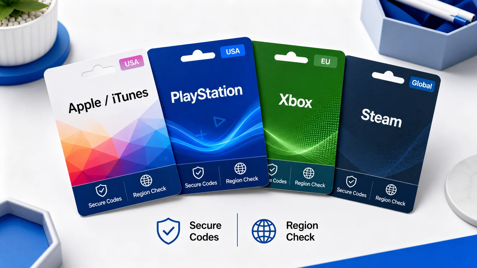 دليل شراء بطاقات الهدايا في الكويت: iTunes وPlayStation وXbox وSteam بأمان